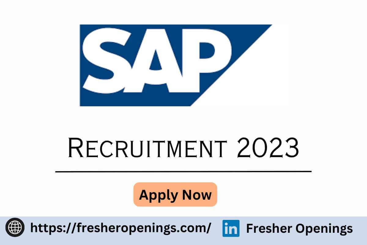SAP Recruitment 2023