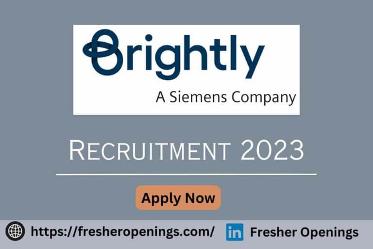 Brightly Off Campus Hiring 2023