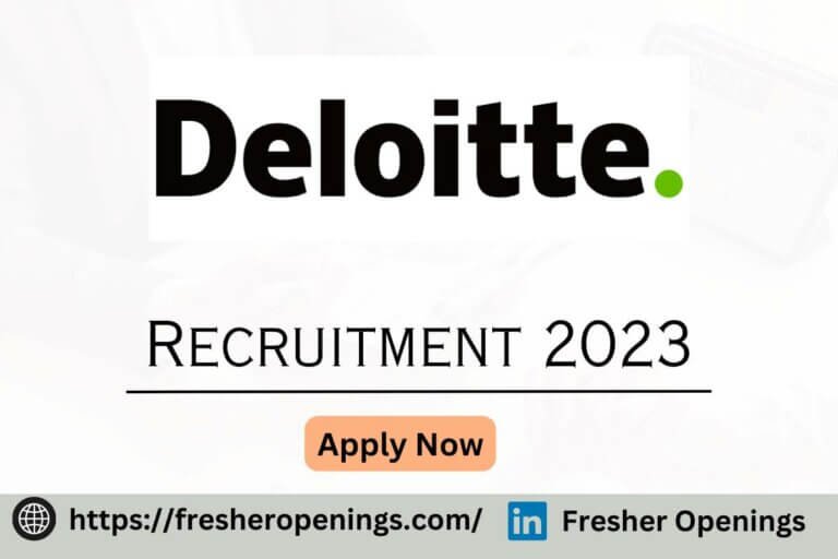 Deloitte Recruitment Drive 2023