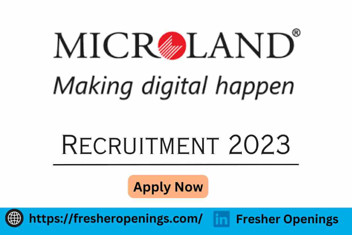 Microland Recruitment Drive 2023