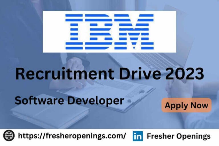 IBM Recruitment Drive 2023