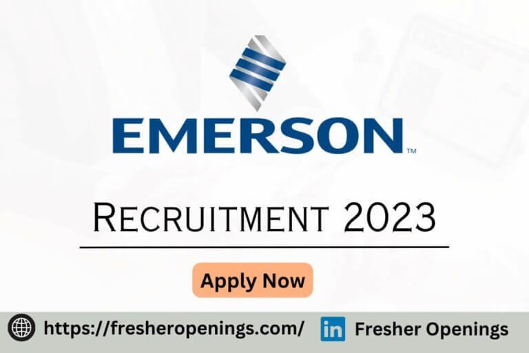 Emerson Recruitment 2023