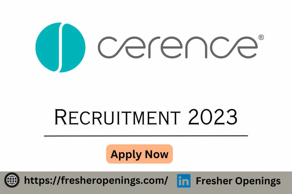Cerence Careers Recruitment 2023
