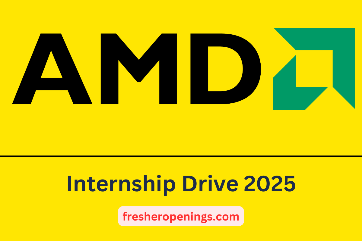 AMD Internship Drive 2025 Hiring Freshers For The Role Of Co Op 