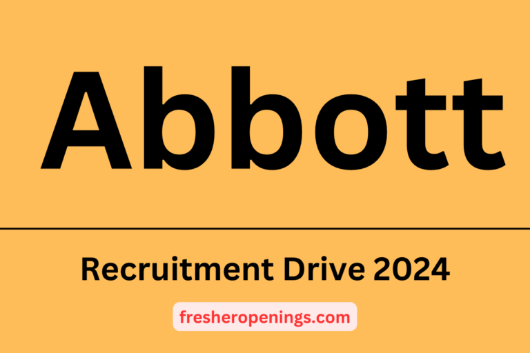 Abbott Recruitment Drive 2024