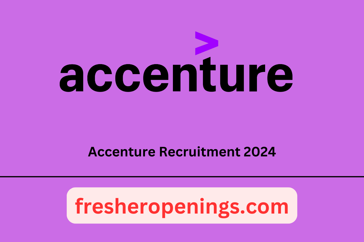 Accenture Freshers Recruitment 2024