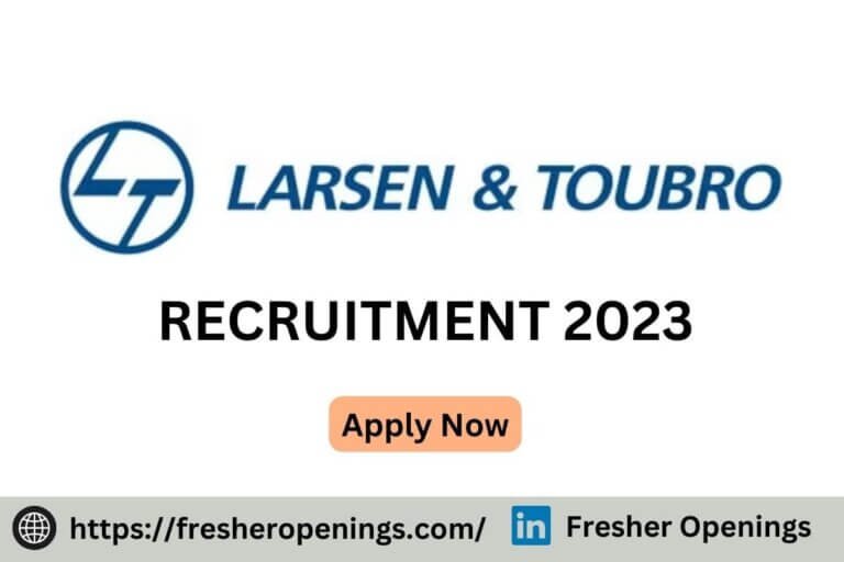 L&T Recruitment 2023 for Freshers