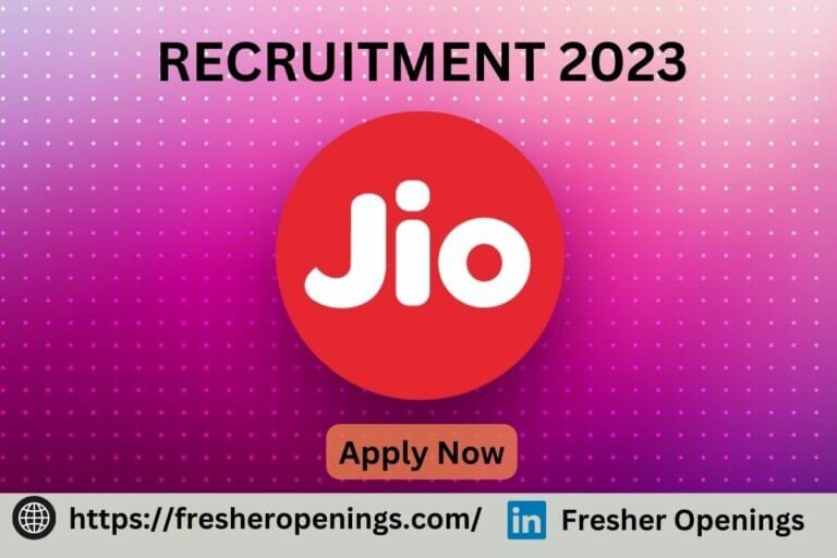 Reliance Jio Off Campus Drive 2023