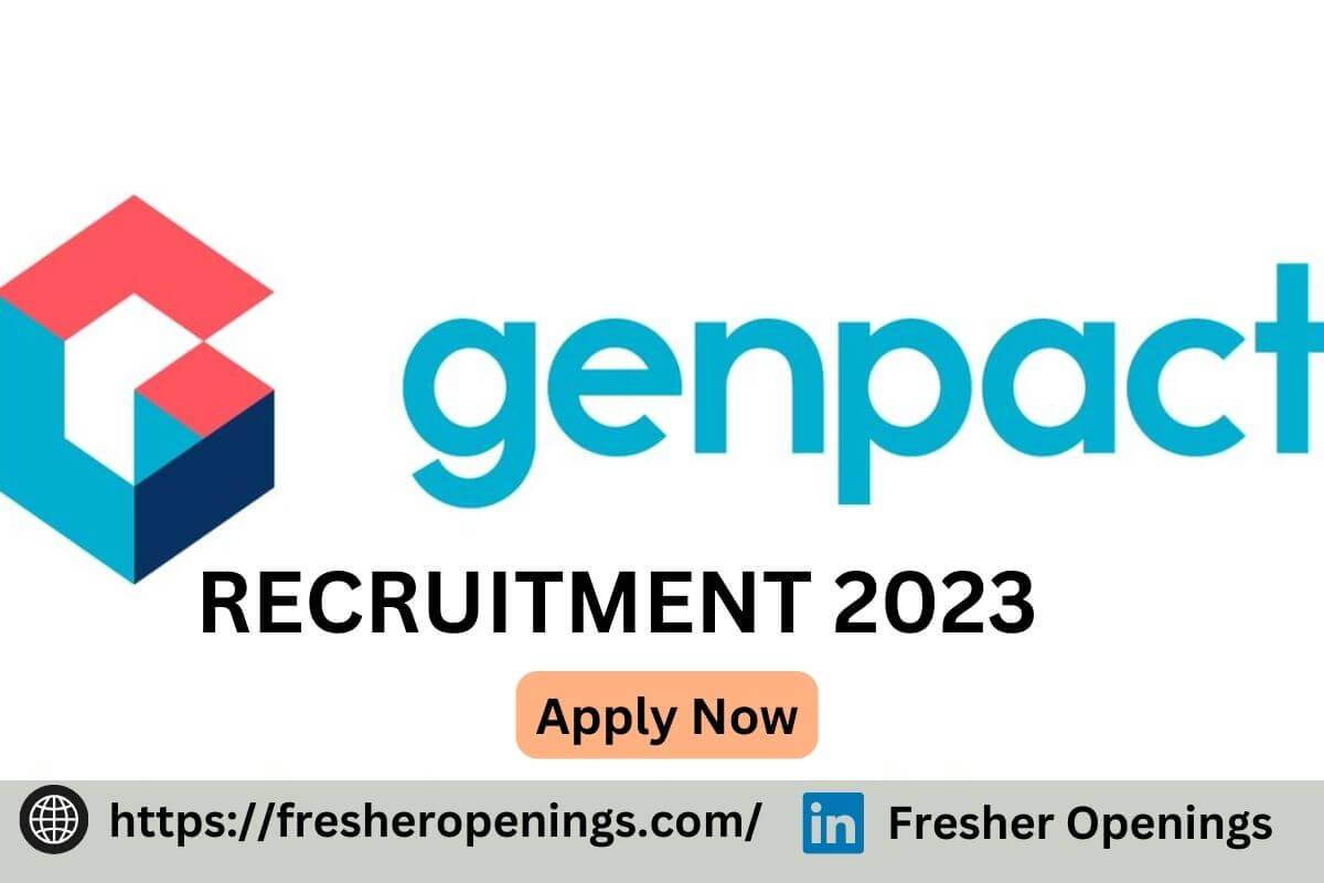 Genpact Recruitment Drive 2023