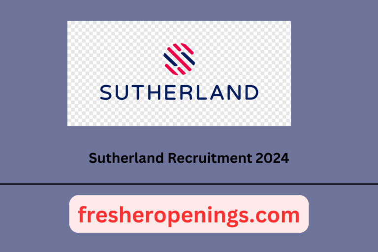 Sutherland is Hiring Freshers