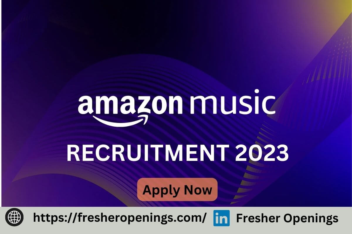 Amazon Music Limited Hiring 2023