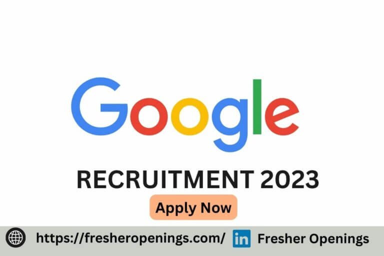 Google Limited Hiring 2023-2024