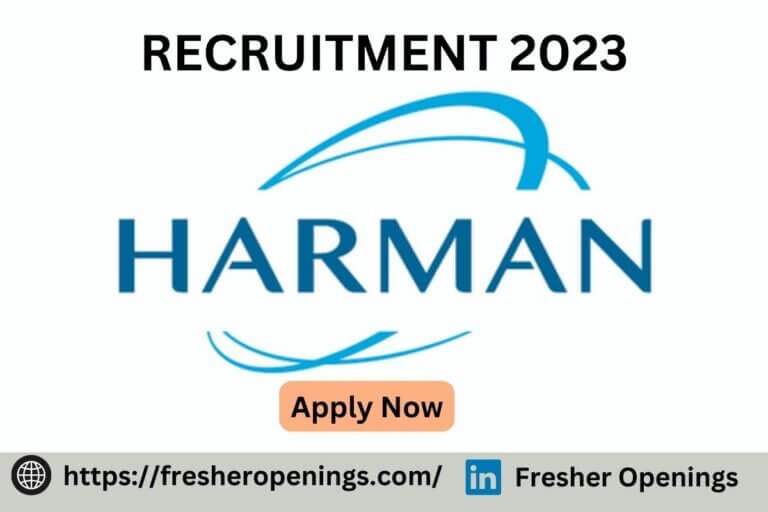 Harman Urgent Hiring 2023-2024