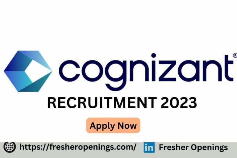 Cognizant Hiring Drive 2023
