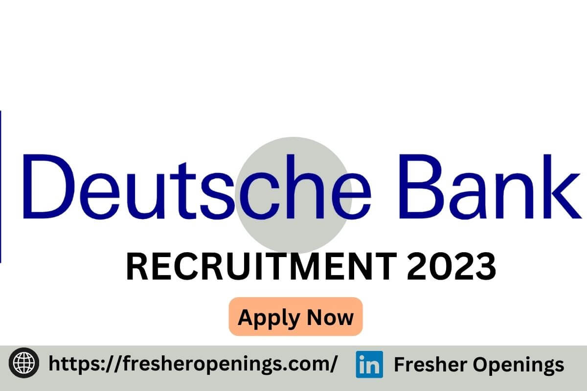 Deutsche Bank Internship 2023