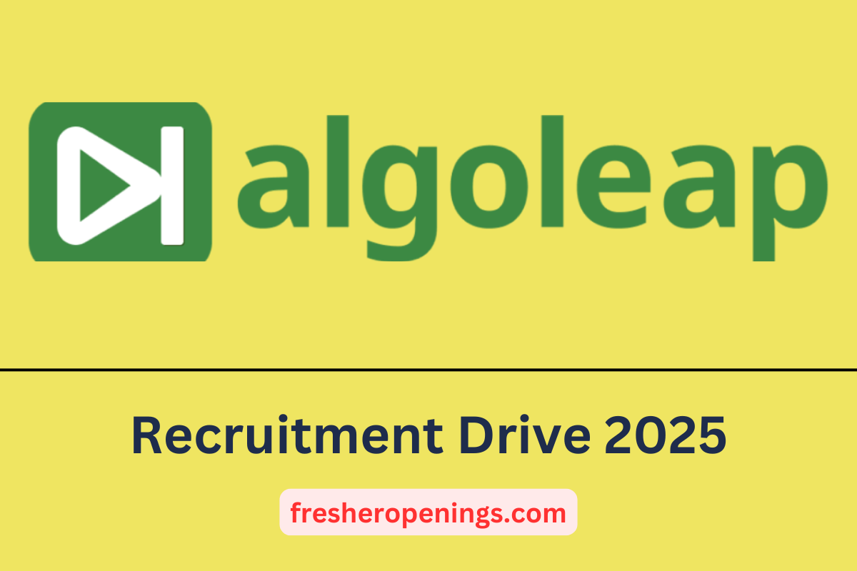 Algoleap Technologies Jobs 2025 for Freshers