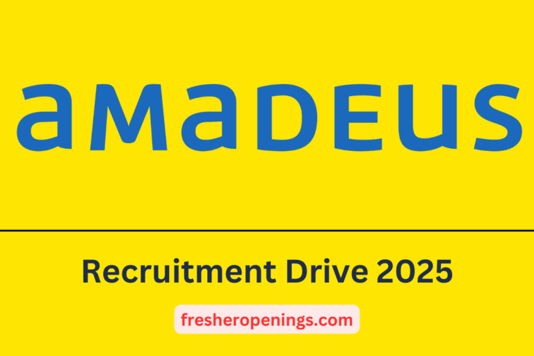 Amadeus Recruitment Drive 2025