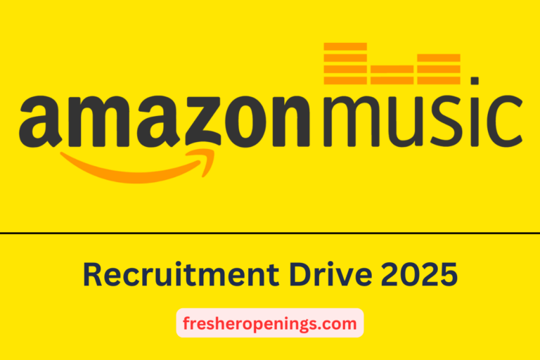 Amazon Music Jobs for Freshers 2025