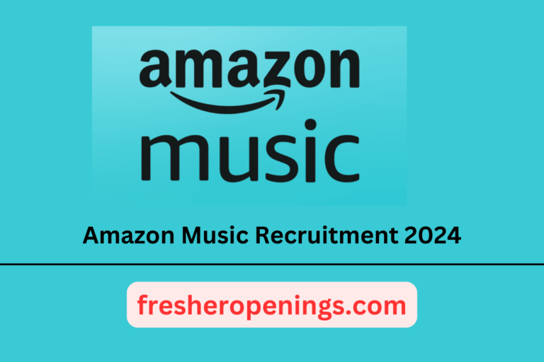 Amazon Music Recruitment 2024