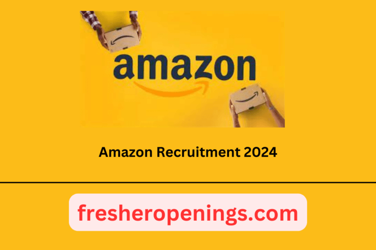 Amazon Recruitment for Freshers 2024