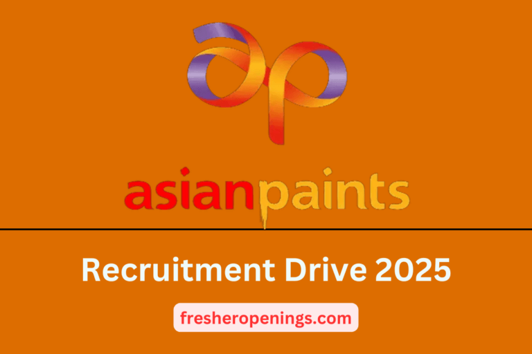 Asian Paint Recruitment 2025
