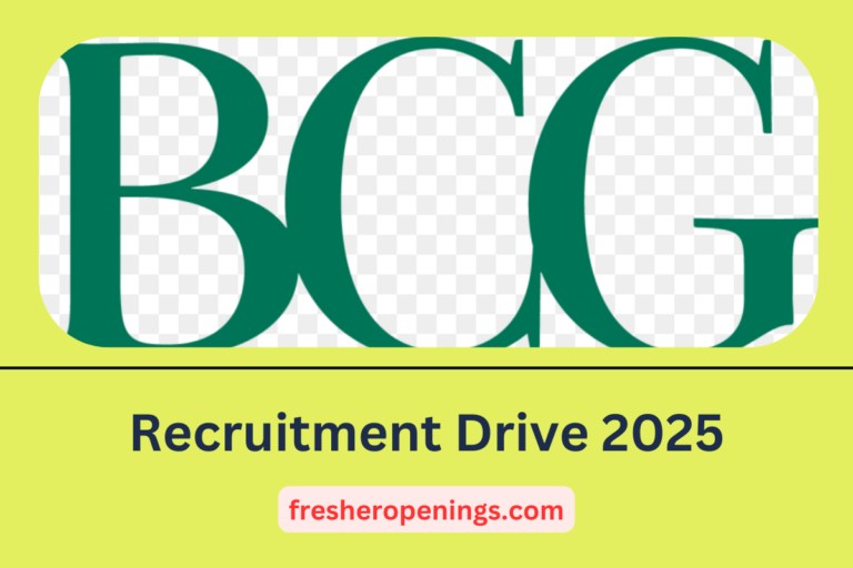 BCG Off campus Drive 2025