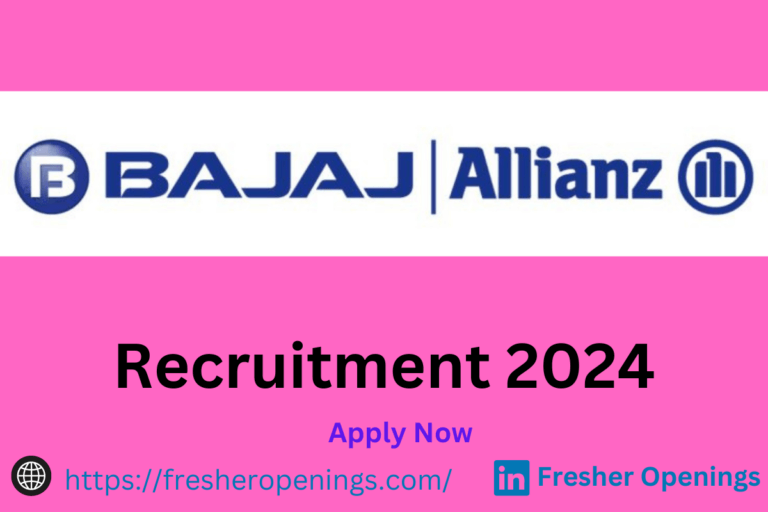 Bajaj Allianz Life Walk-in Interview Drive 2024