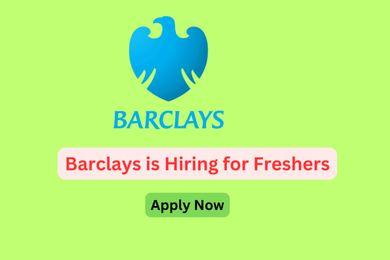 Barclays Recruitment Jobs 2024