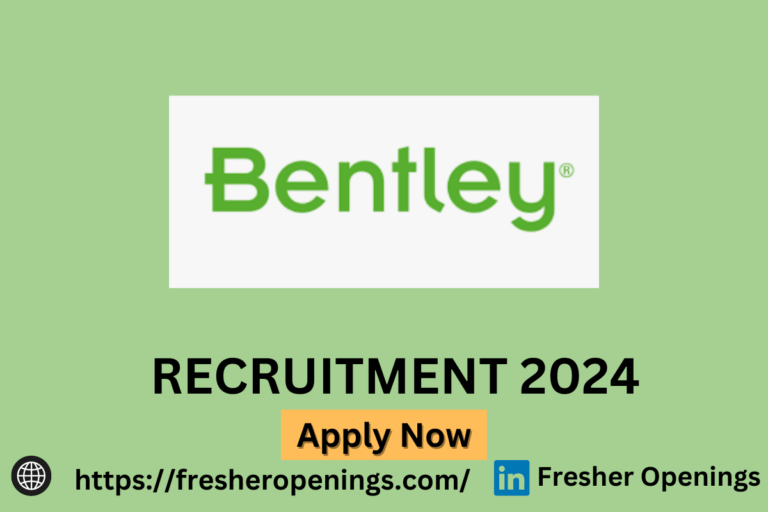 Bentley Systems Recruitment 2024