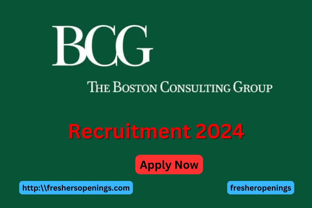 Boston Consulting Group Recruitment 2024