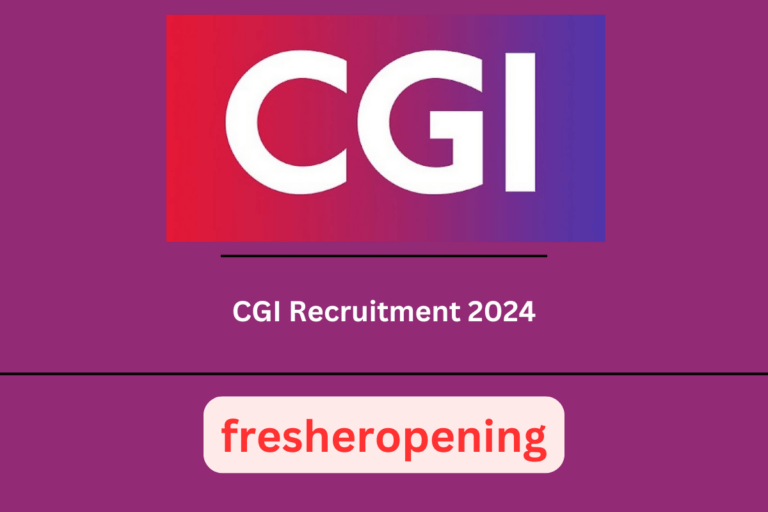 CGI Recruitment 2024