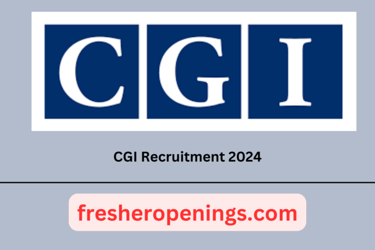 CGI Recruitment Drive 2024