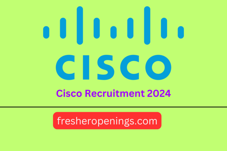 CISCO Recruitment 2024