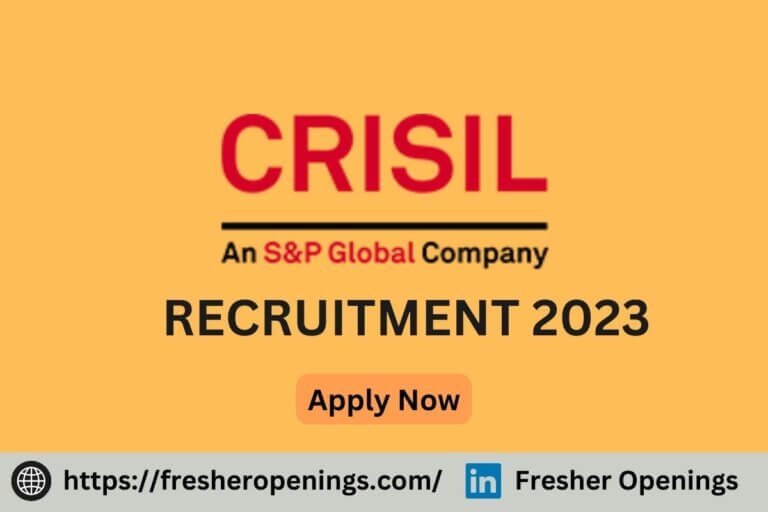 CRISIL India Hiring 2023-2024
