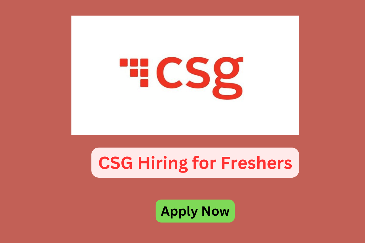 CSG Hiring Drive 2024