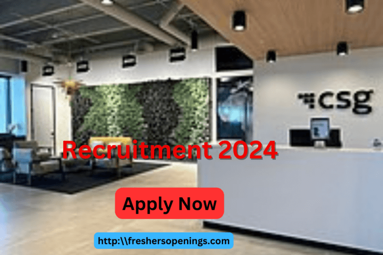 CSG Recruitment Drive 2024 Hiring as Billing Analyst Salary 5 to 10 LPA