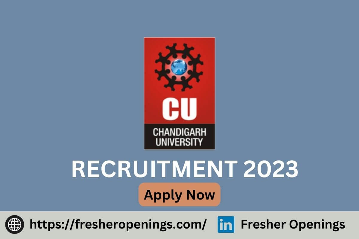 CU Fresher Jobs 2023-2024