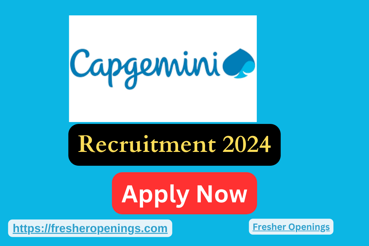 Capgemini Job Recruitment 2024