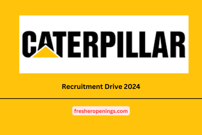 Caterpillar Recruitment 2024