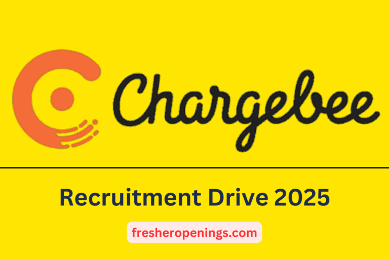 Chargebee Off Campus 2025 for Freshers