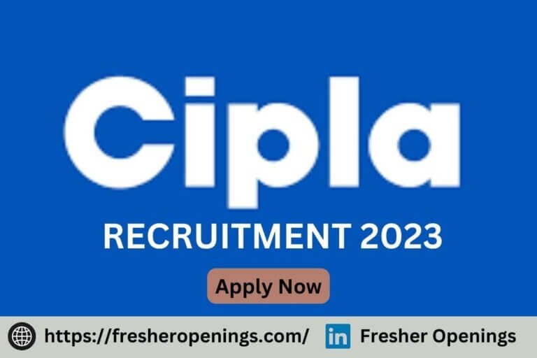 Cipla Jobs 2023-2024