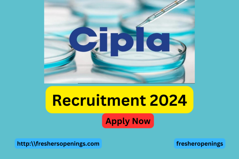 Cipla Off Campus Drive 2024