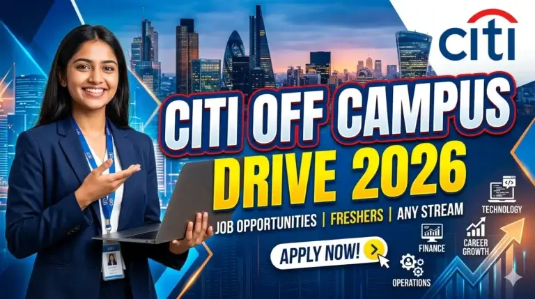 Citi Off Campus Jobs 2026
