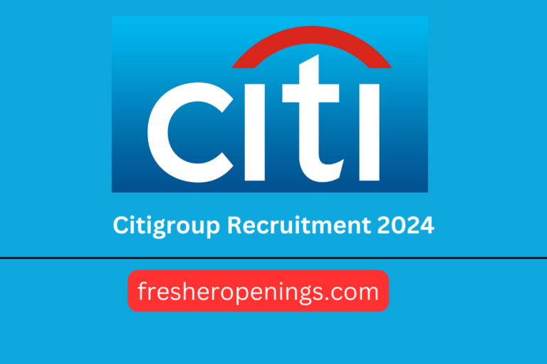 CitiGroup Recruitment 2024