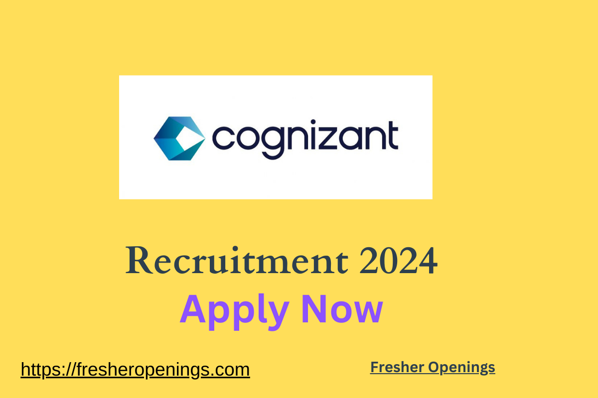 Cognizant Freshers Job Drive 2024
