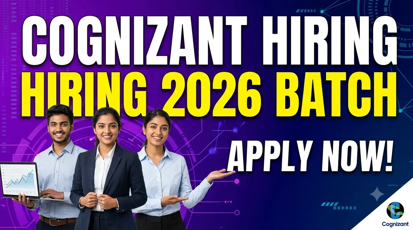 Cognizant Hiring for 2026 Batch