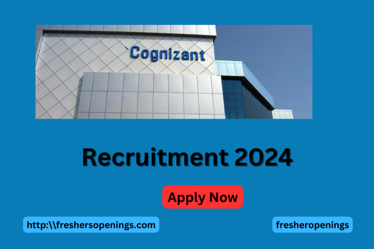 Cognizant Recruitment Drive 2024