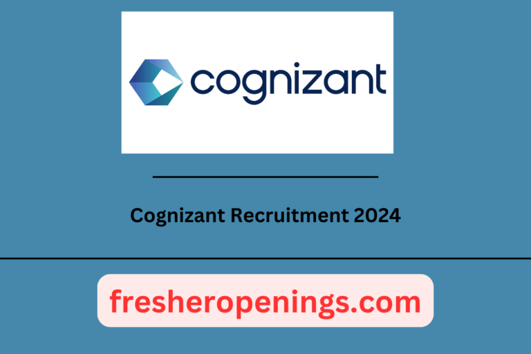 Cognizant Recruitment Drive 2024