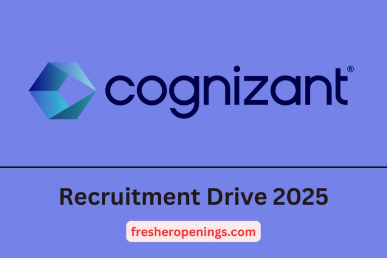Cognizant Recruitment Drive 2025