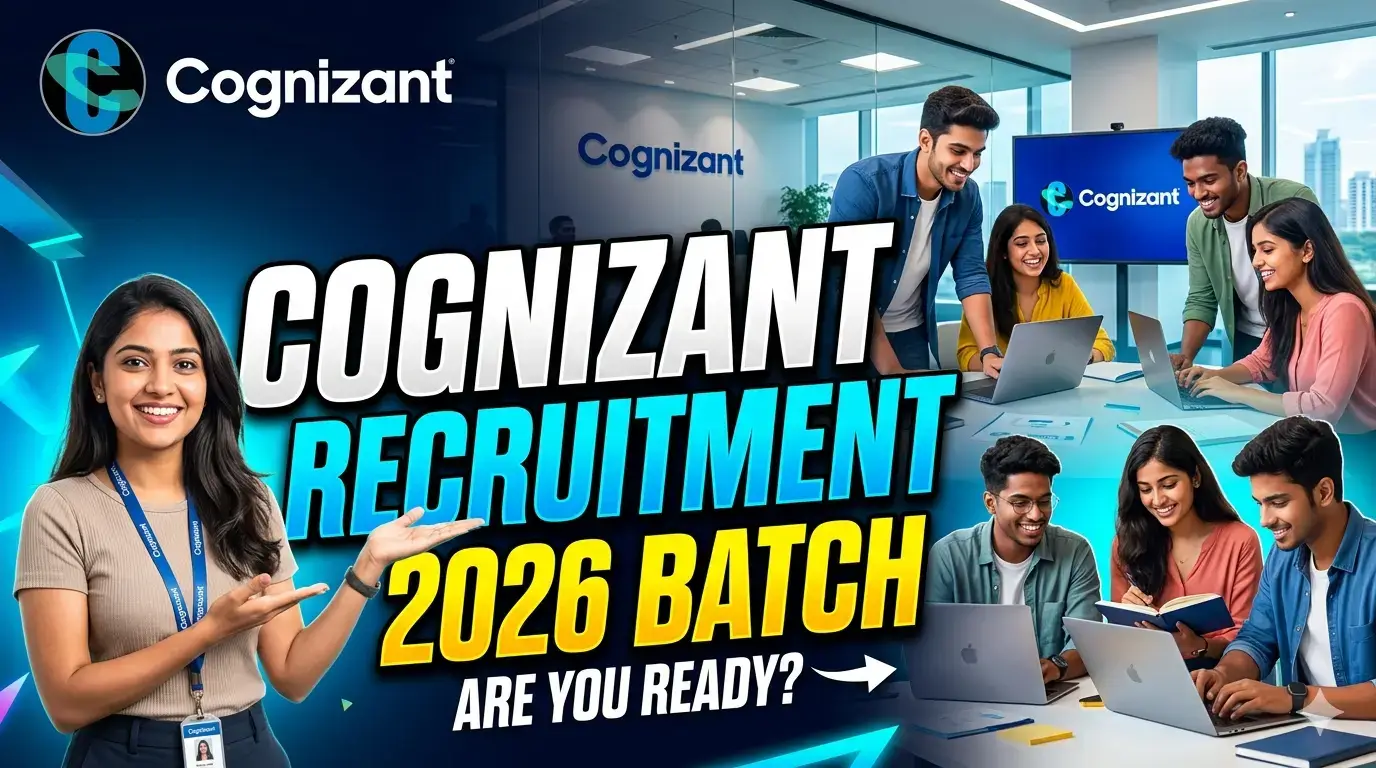 Cognizant Recruitment for 2026 Batch